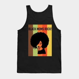 Black Moms Rock Mother's Day Tank Top